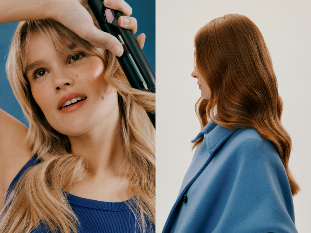 wavy hair tutorial how to make curly hair by straightener