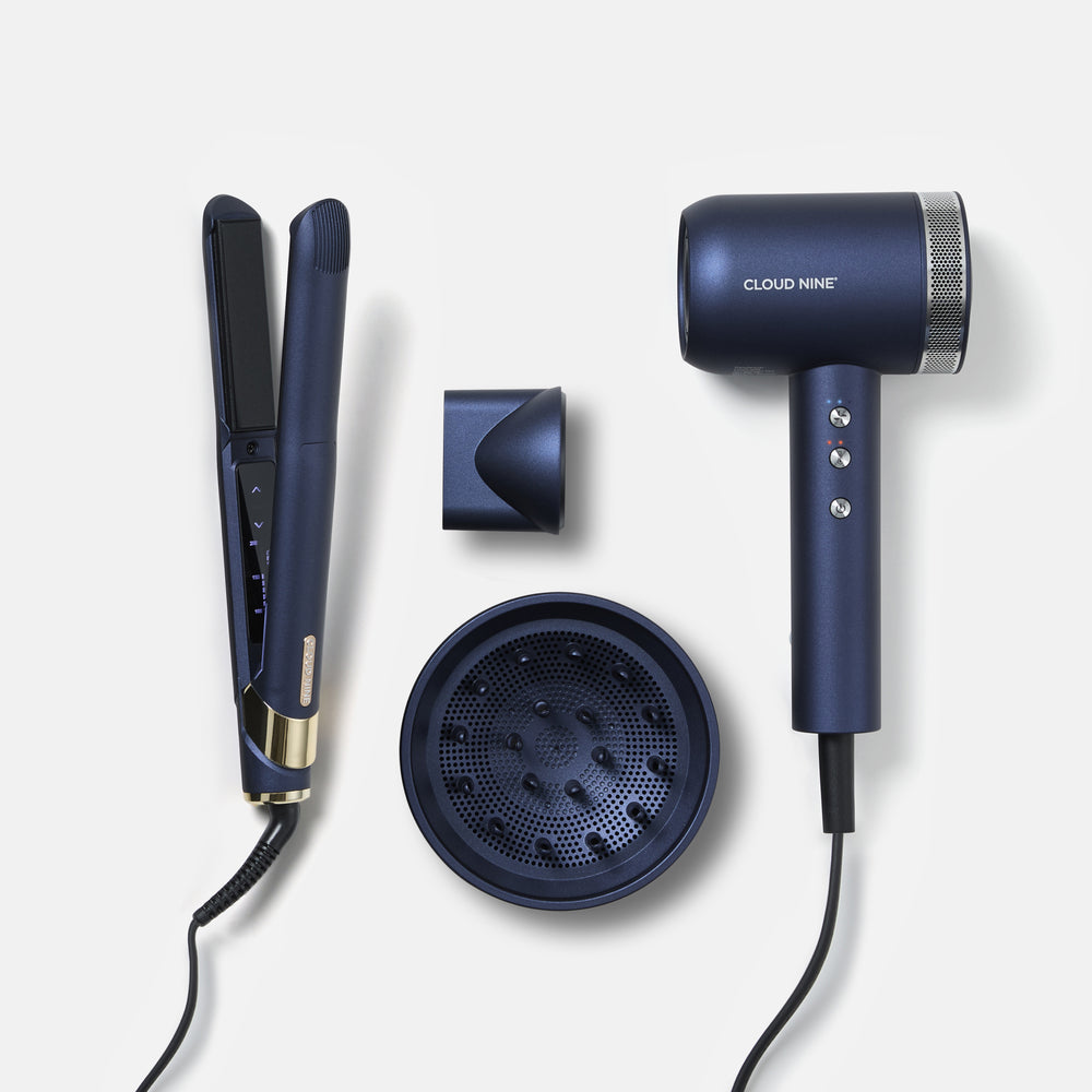 The Midnight Blue Original Iron & Airshot Pro Styling Set