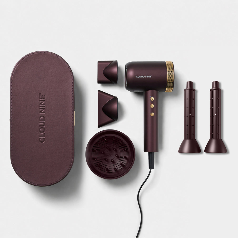 The Dark Burgundy Airshot Pro with Volumizers