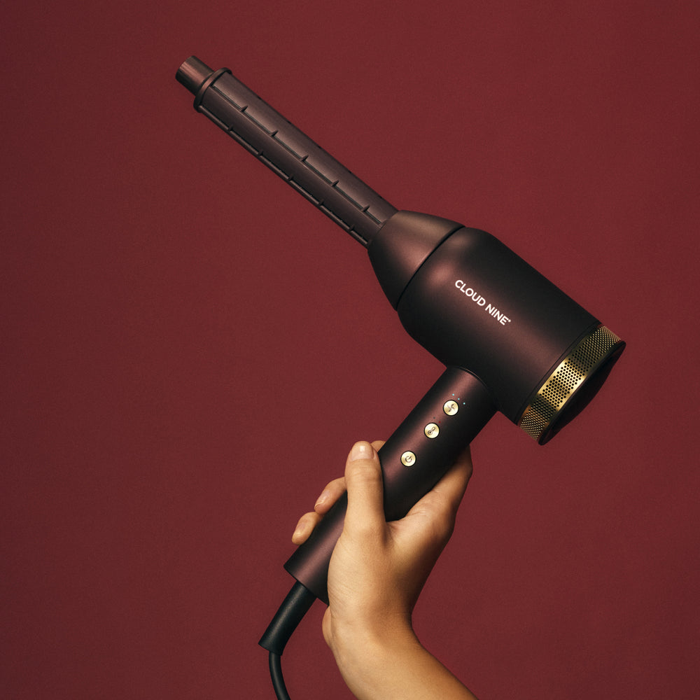 The Dark Burgundy Airshot Pro with Volumizers