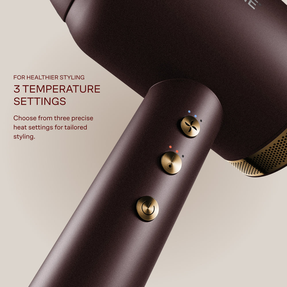 The Dark Burgundy Airshot Pro with Volumizers
