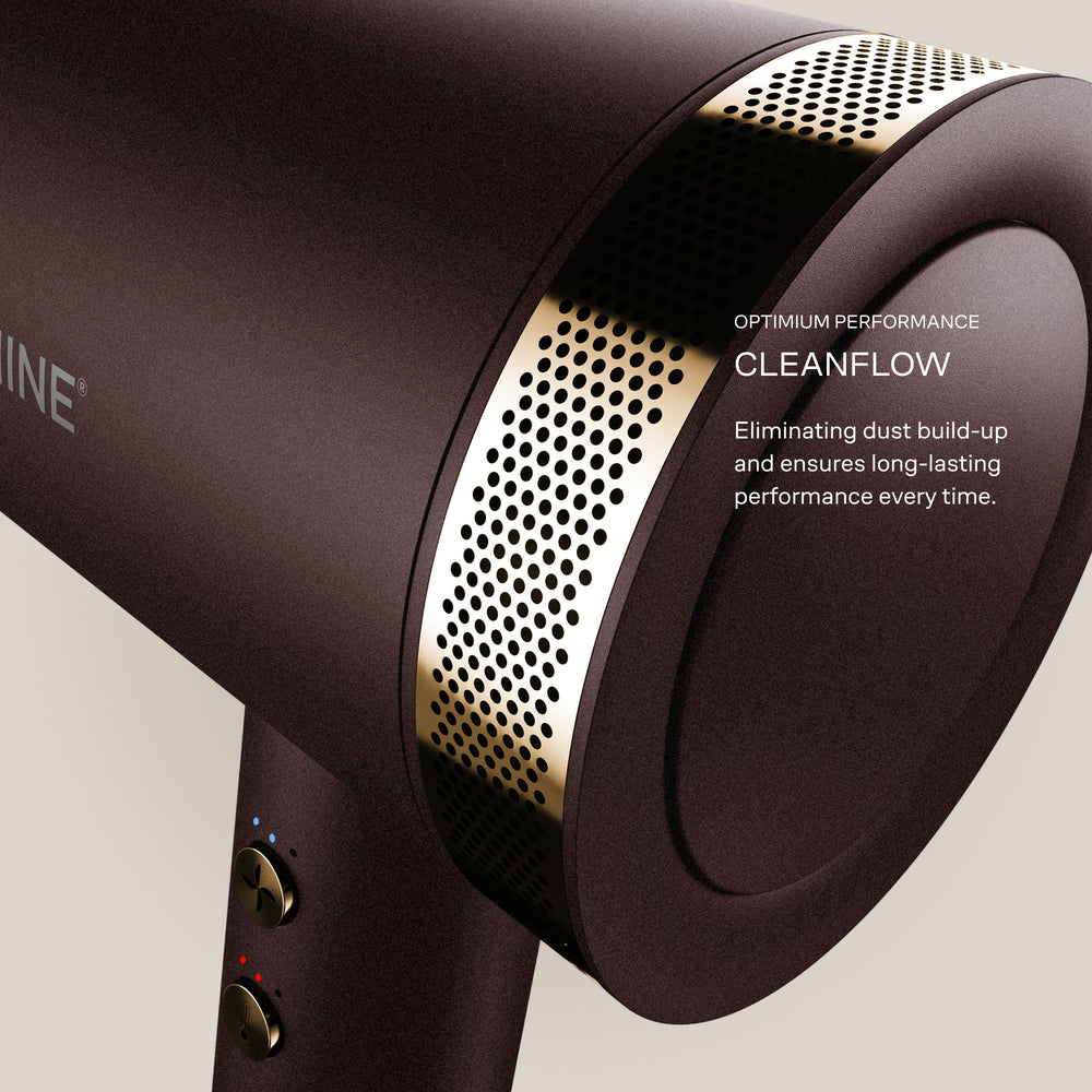 The Dark Burgundy Airshot Pro with Volumizers