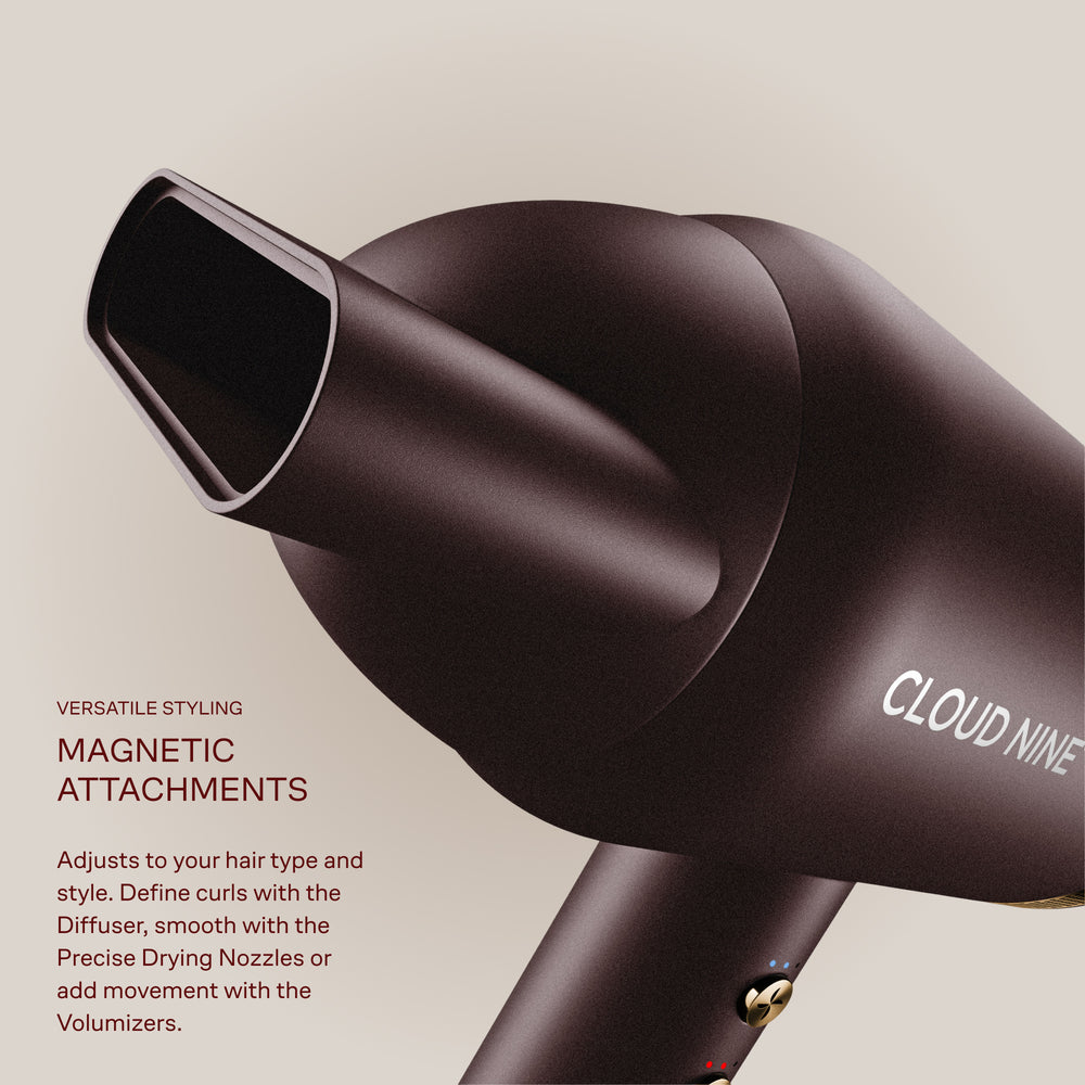 The Dark Burgundy Airshot Pro with Volumizers