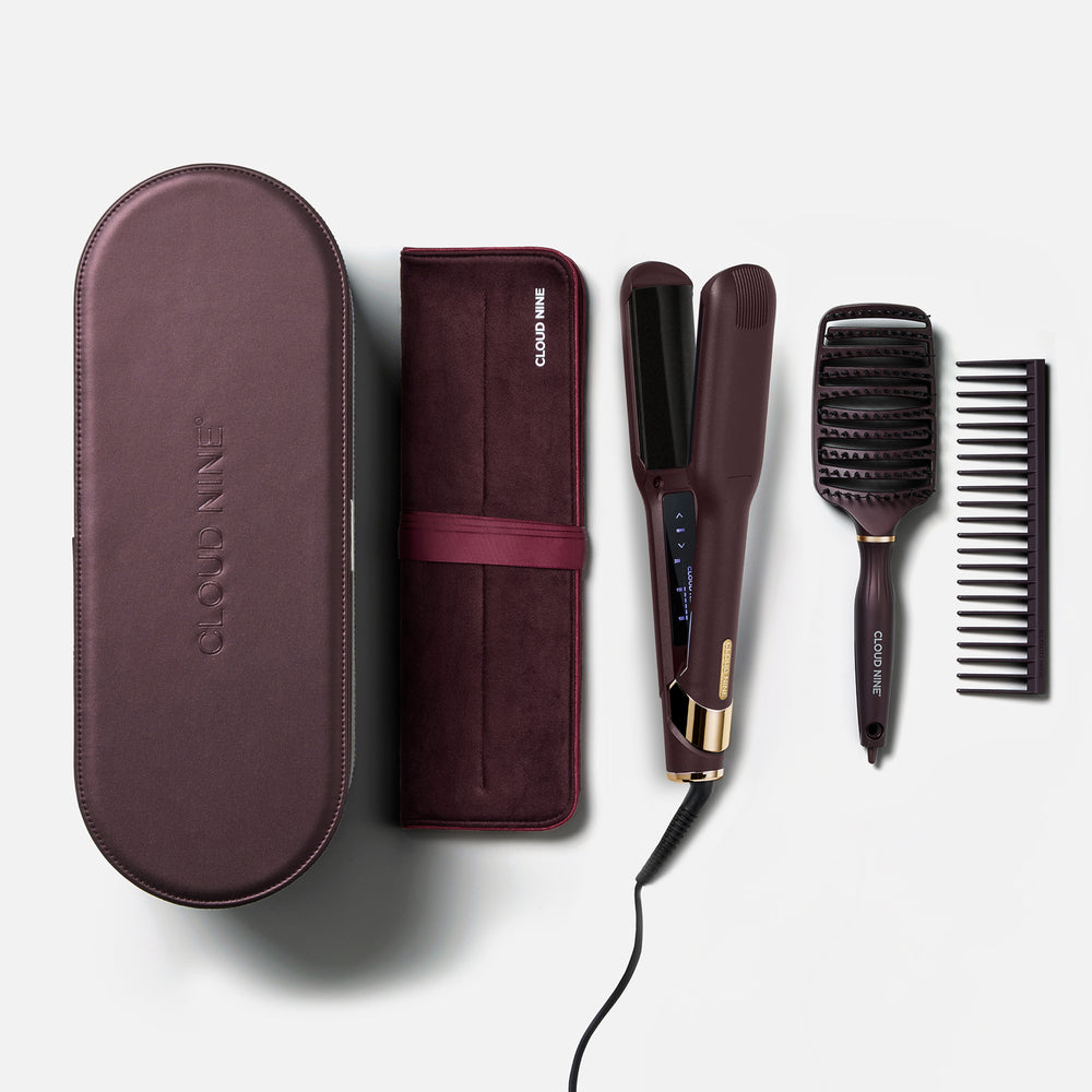 The Dark Burgundy Contouring Wide Iron