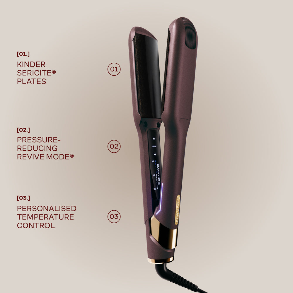 The Dark Burgundy Contouring Wide Iron