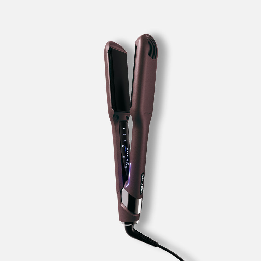 The Wide Iron in a Dark Burgundy finish, laid out on a white background. 