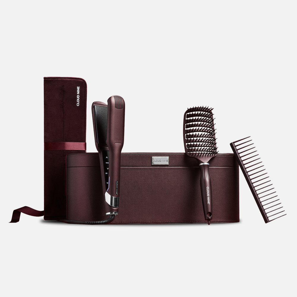 The Dark Burgundy Collection Wide Iron