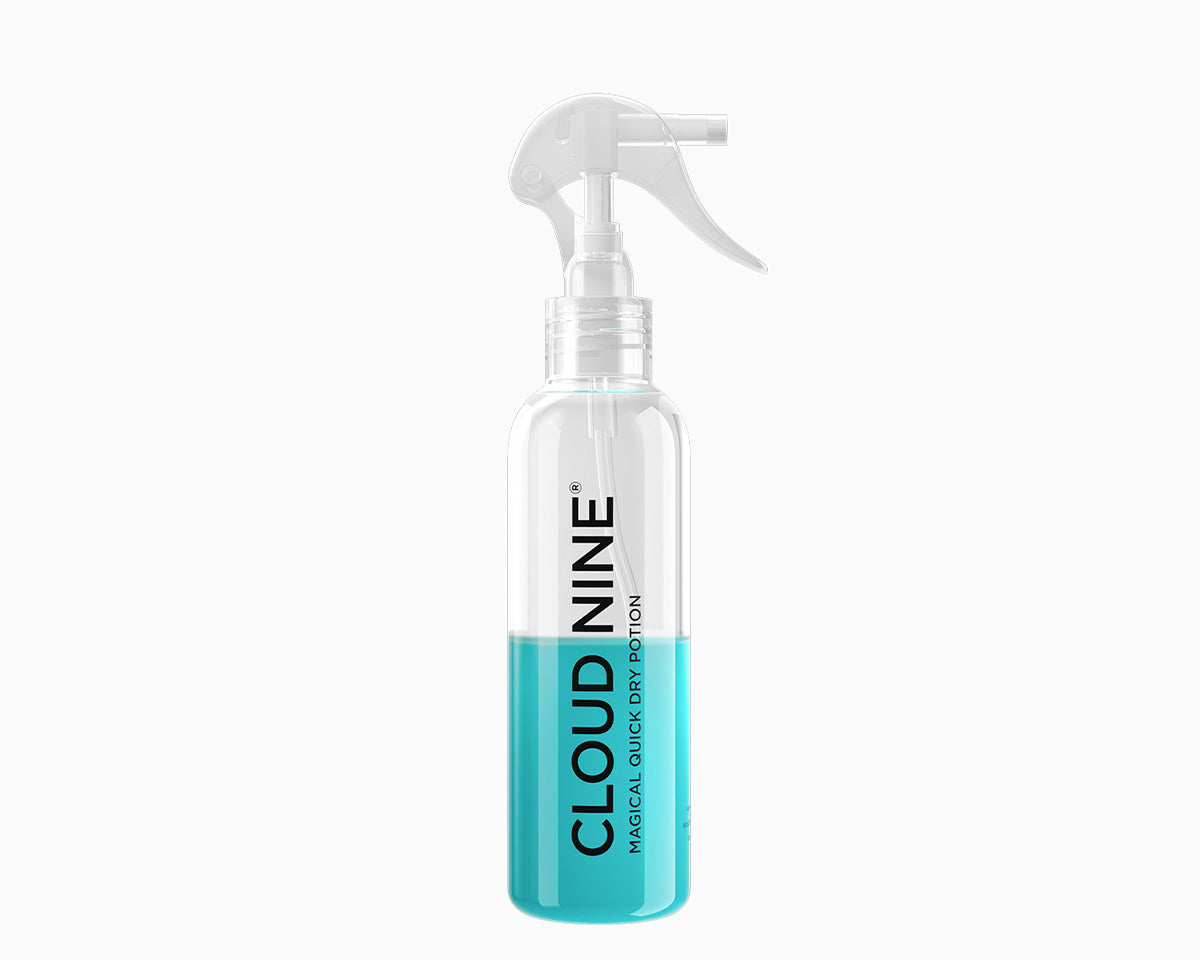 An image of the CLOUD NINE 200ml Magical Quick Dry Potion on a white background.