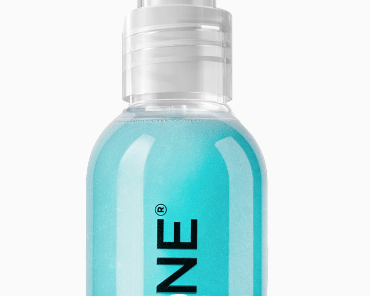 A close-up image of the CLOUD NINE 200ml Magical Quick Dry Potion.