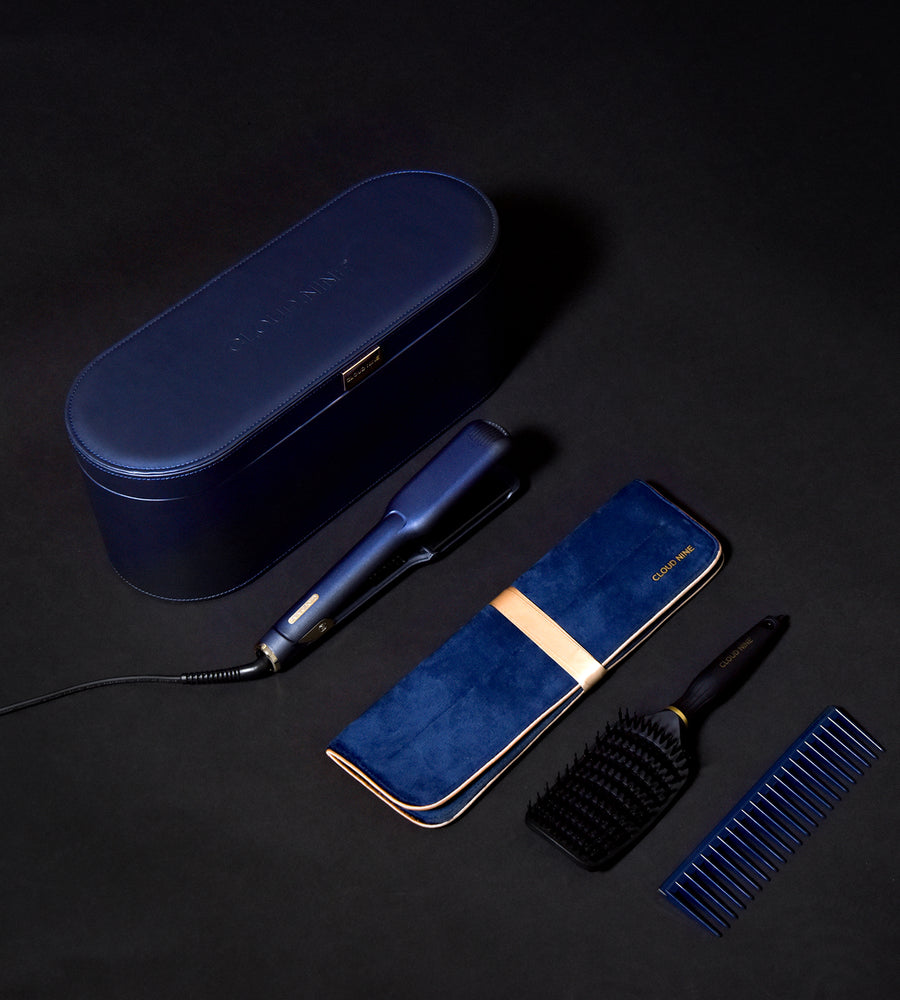 The Luxury Midnight Collection Wide Iron & Airshot Styling Set