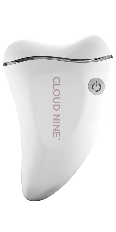 Full shot of the CLOUD NINE Revive beauty device against a white background.