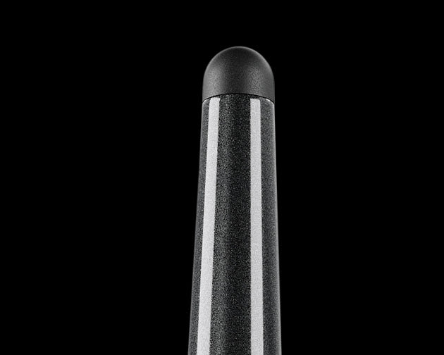 Close up of the thin tip of the Texture Wand and the mineral infused barrel.